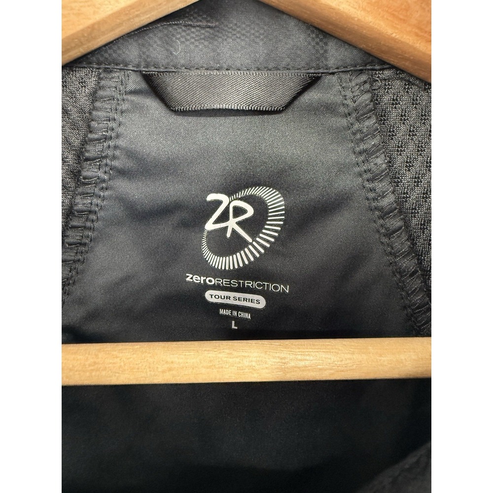 Zero Restriction 1/2 Zip Pullover Jacket Golf Bla… - image 4